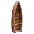 Rustic Wood 3 Shelf Bookcase C351