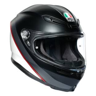 Matte Black/White/Red Helmet P3901