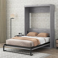 Pine Wood Full Size Murphy Bed O3716