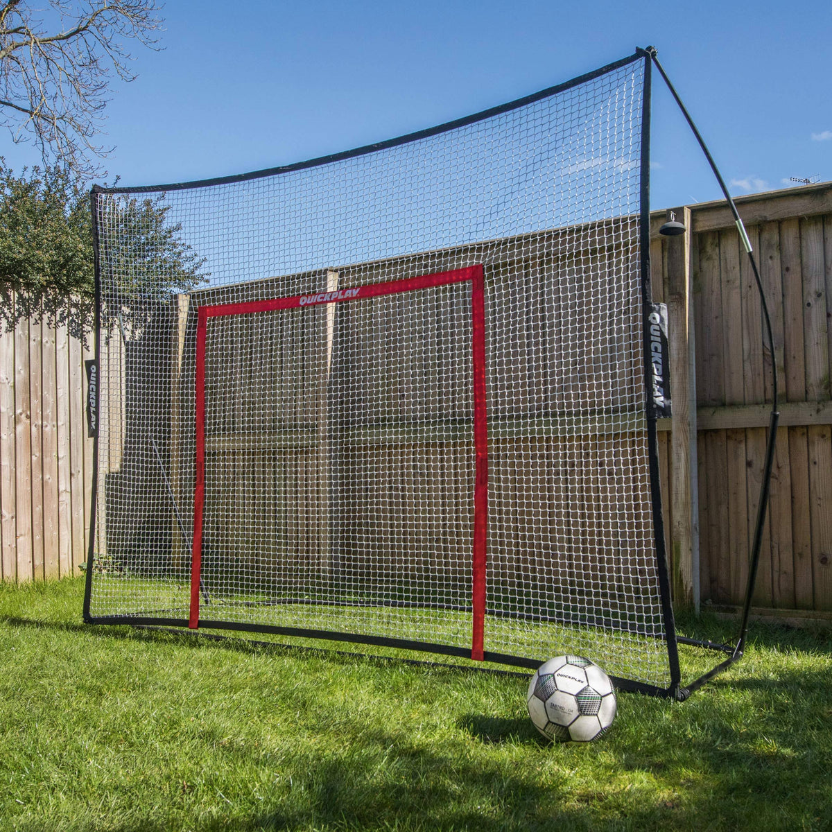Free-Standing Sports Screen Soccer Goal and Ball Stop Net T1569