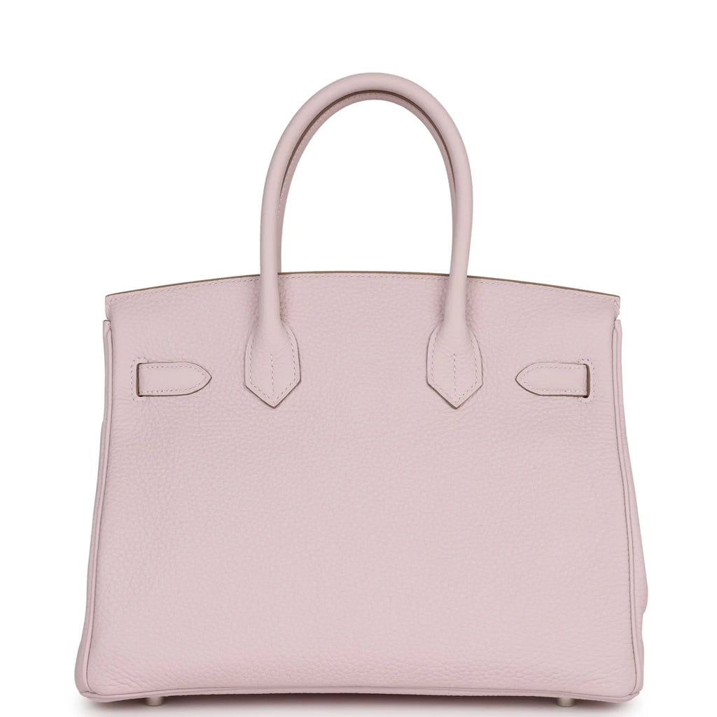 Mauve Pale Clemence Palladium Hardware Bag S19862