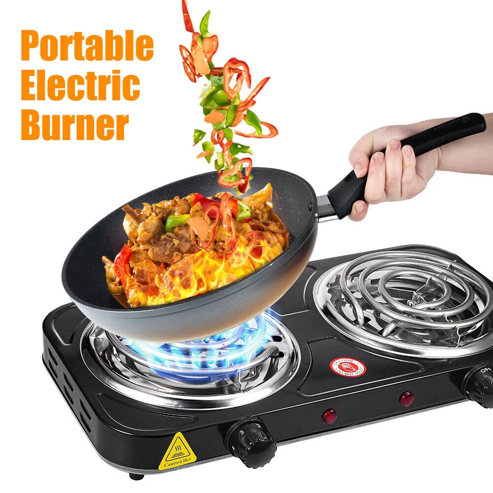 Double-burner Electric Hot Plate 220v 2000W J806