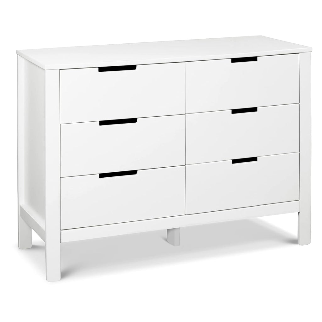 Grey and White 6-Drawer Dresser Q34499