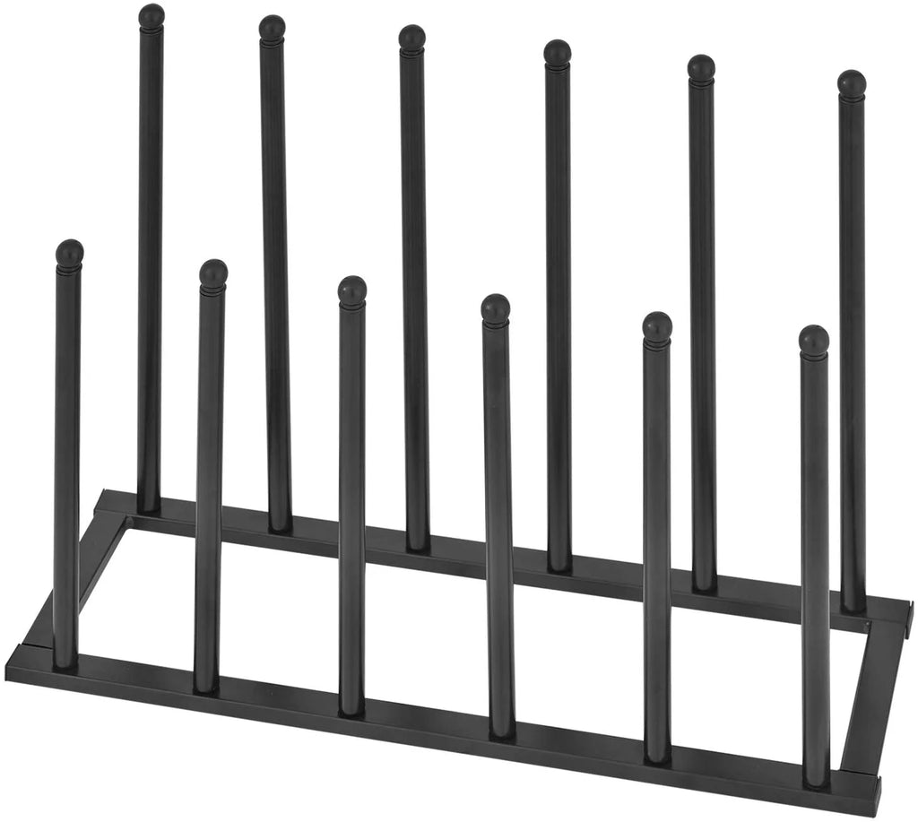 6-Pair Black Metal Boot Shoes Storage Rack Z8954