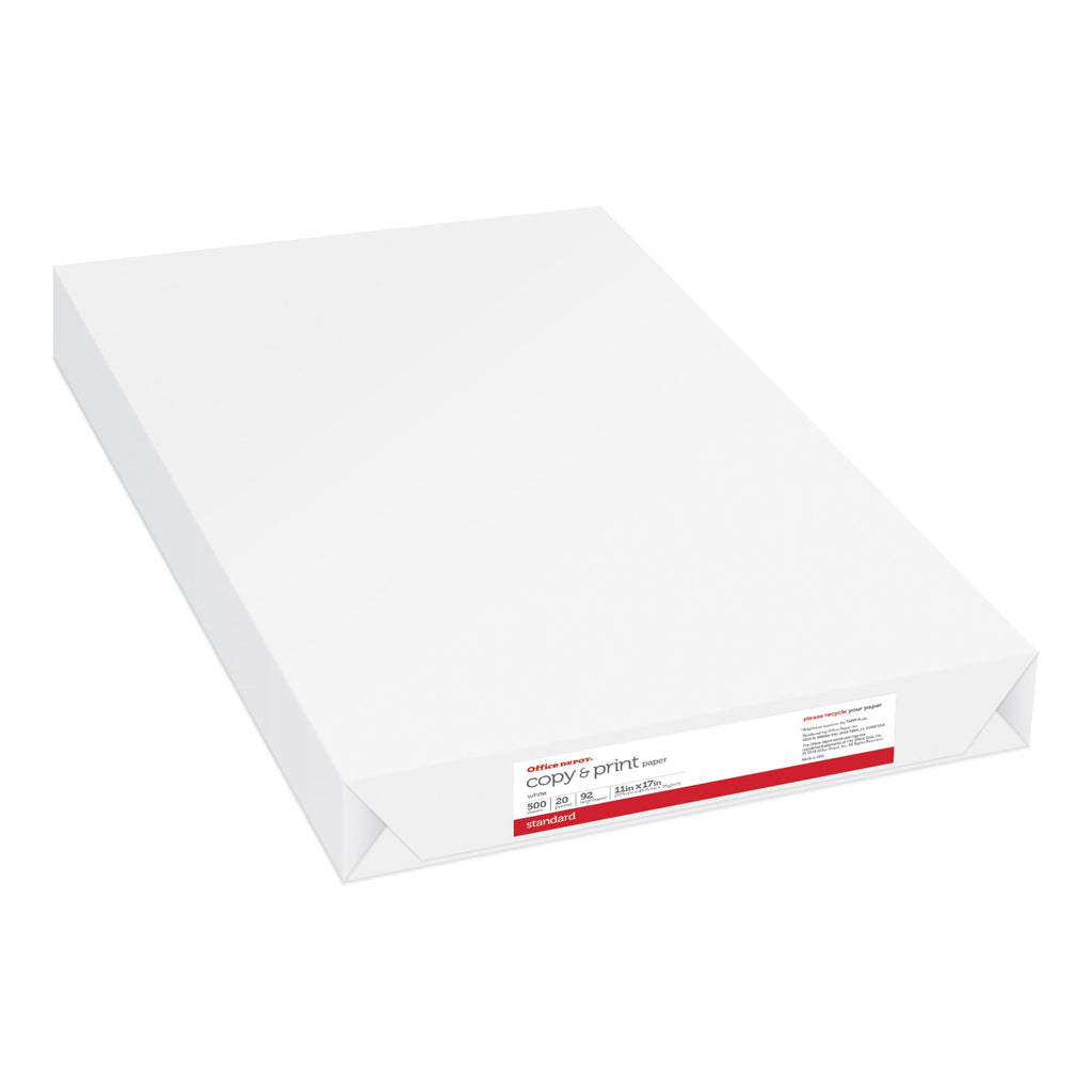 Ledger Size 20 Lb Copy Paper, Ream of 500 Sheets, Case of 3 Reams Z391