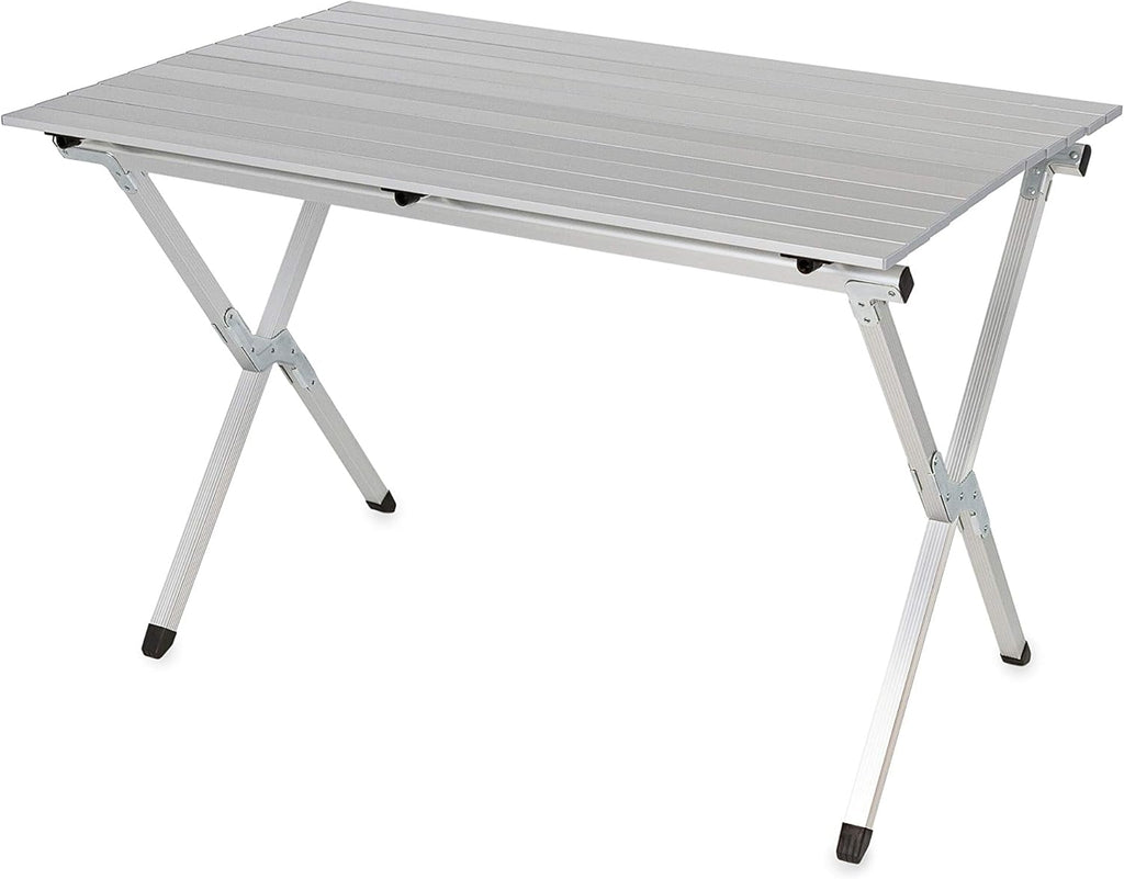 Aluminum Roll-Up Campsite Table with Carrying Bag S58129