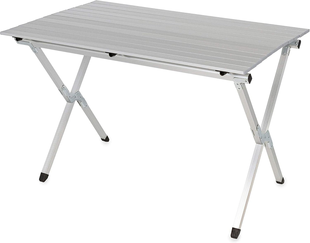 Aluminum Roll-Up Campsite Table with Carrying Bag S58129