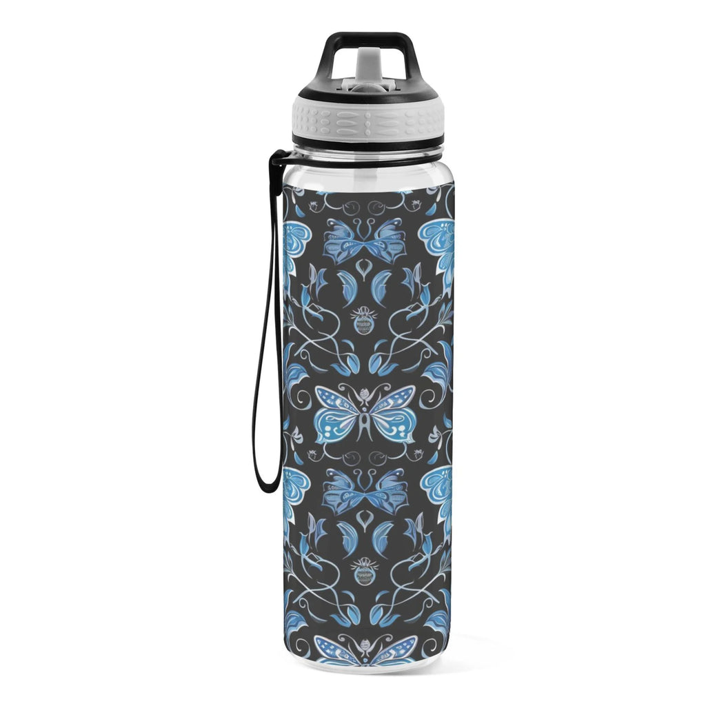 Blue 32oz Triton Sports Water Bottle with Straw L4199