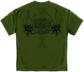 Military Green Cotton Firefighter T-Shirt K69291