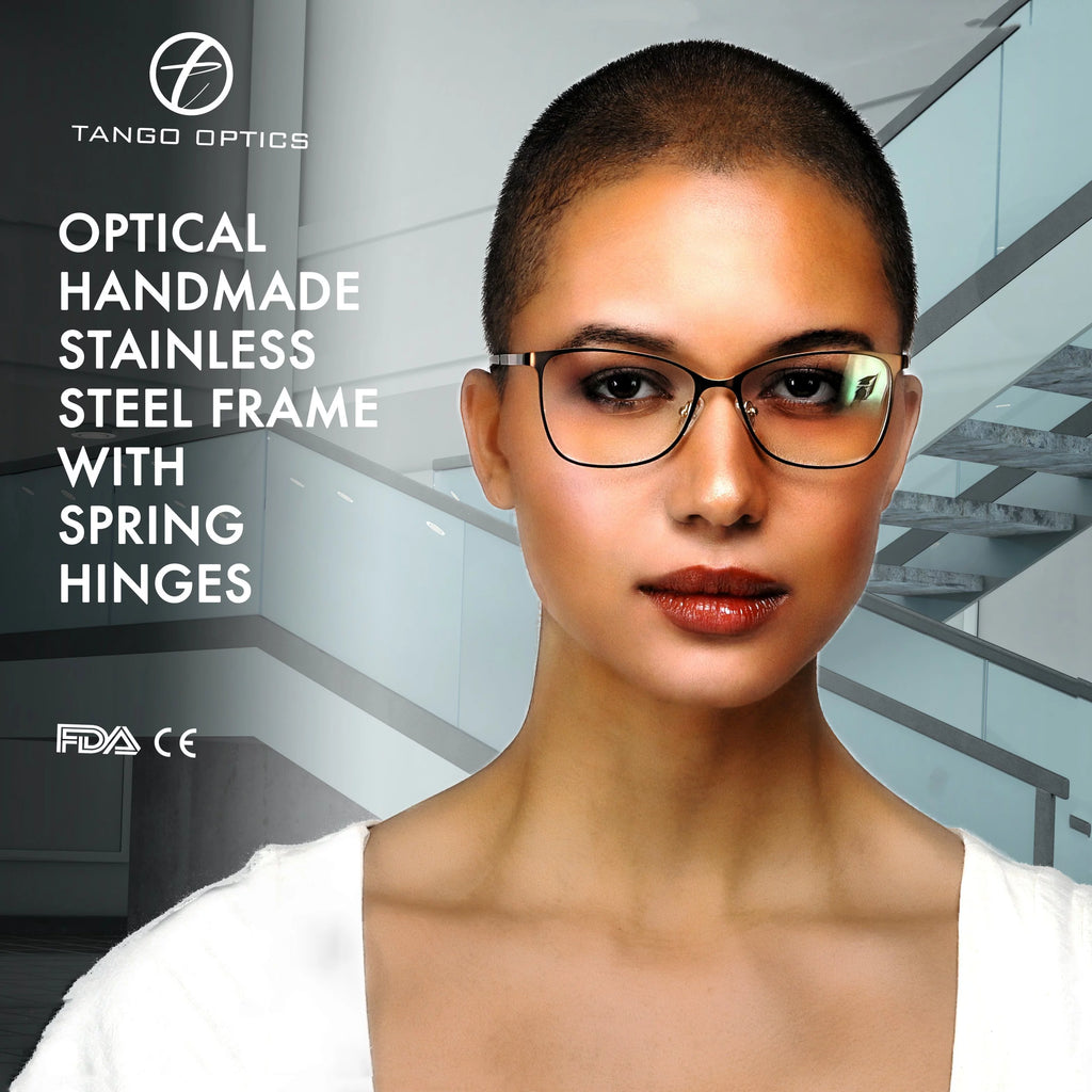 Metal Stainless Steel Optical Eyeglasses Frame Z952