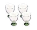Set of 4 White Wine Glasses P696808