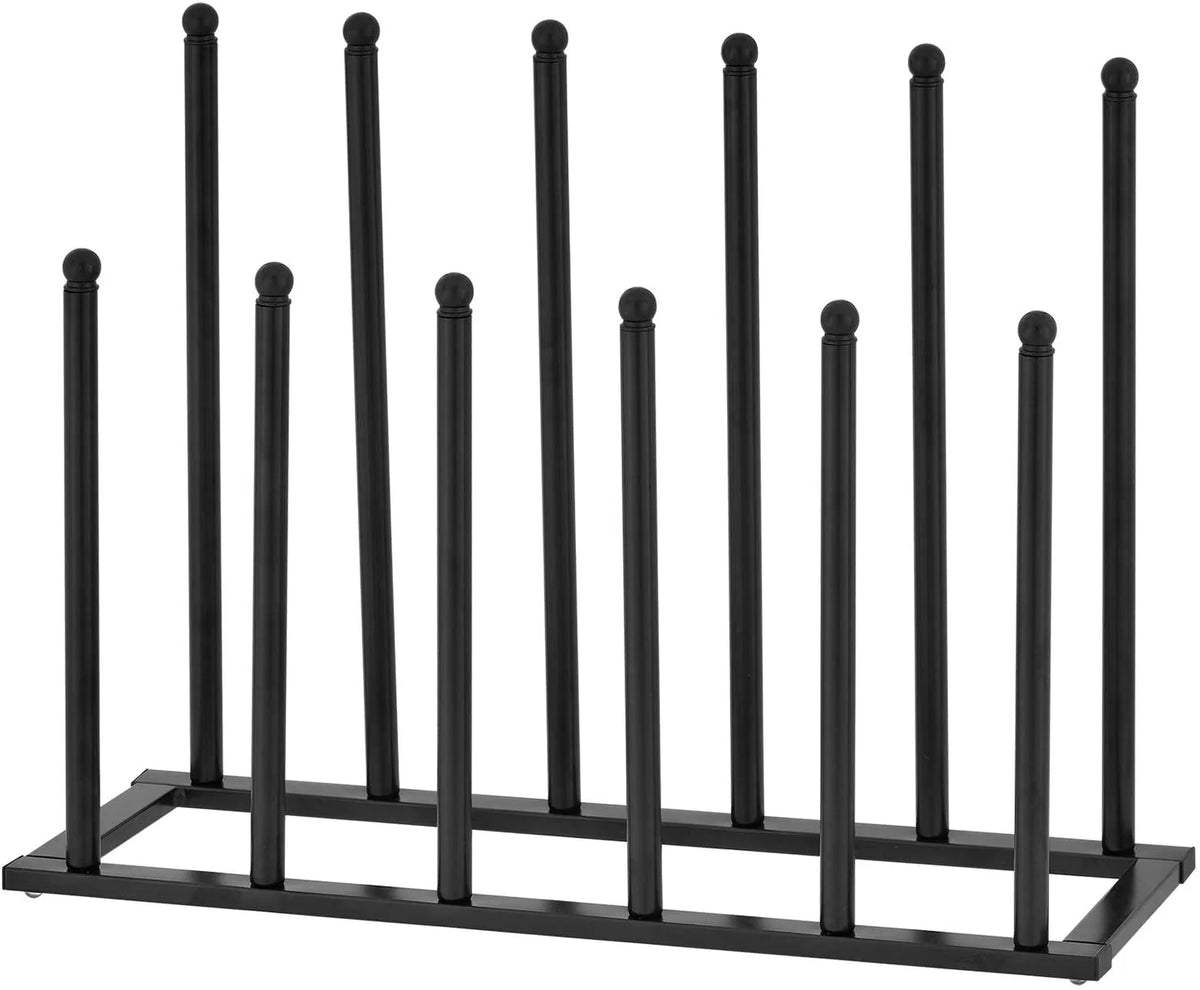 6-Pair Black Metal Boot Shoes Storage Rack Z8954