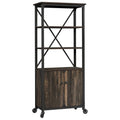 3-Shelf Metal Frame Mobile Bookcase H231