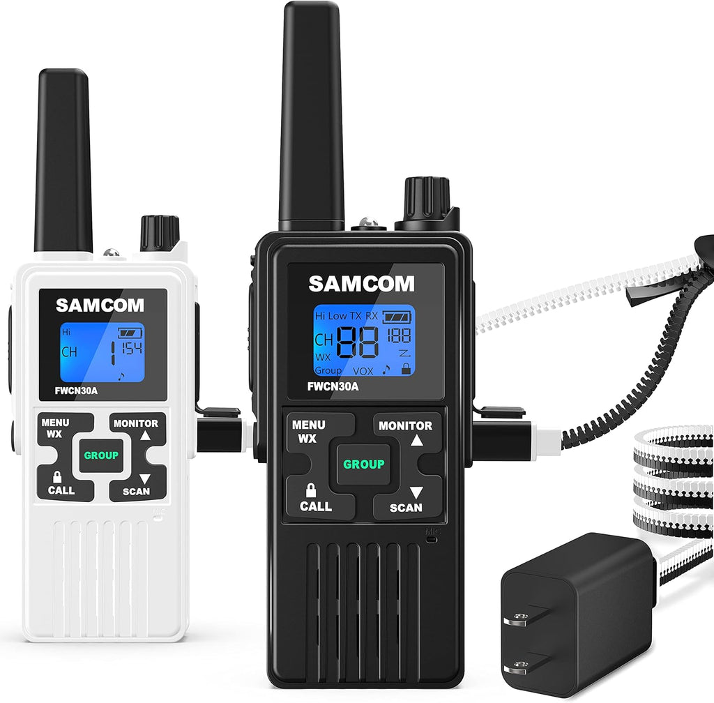 4 Packs Rechargeable Long Range Two Way Radio N879391
