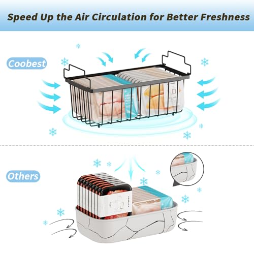 6 Pack Stackable Freezer Organizer Bins R516387