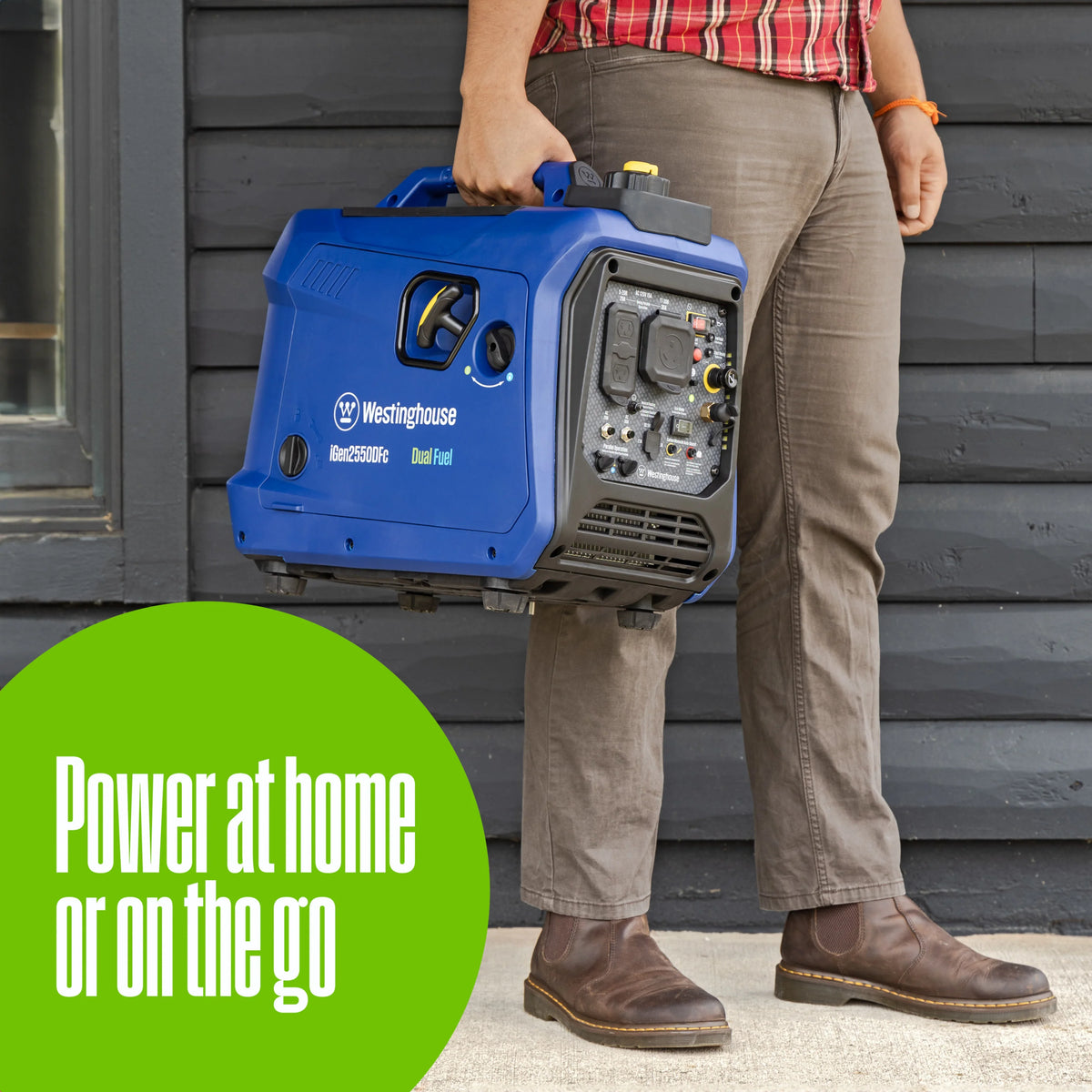 2550 Peak Watt Dual Fuel Portable Inverter Generator I1939
