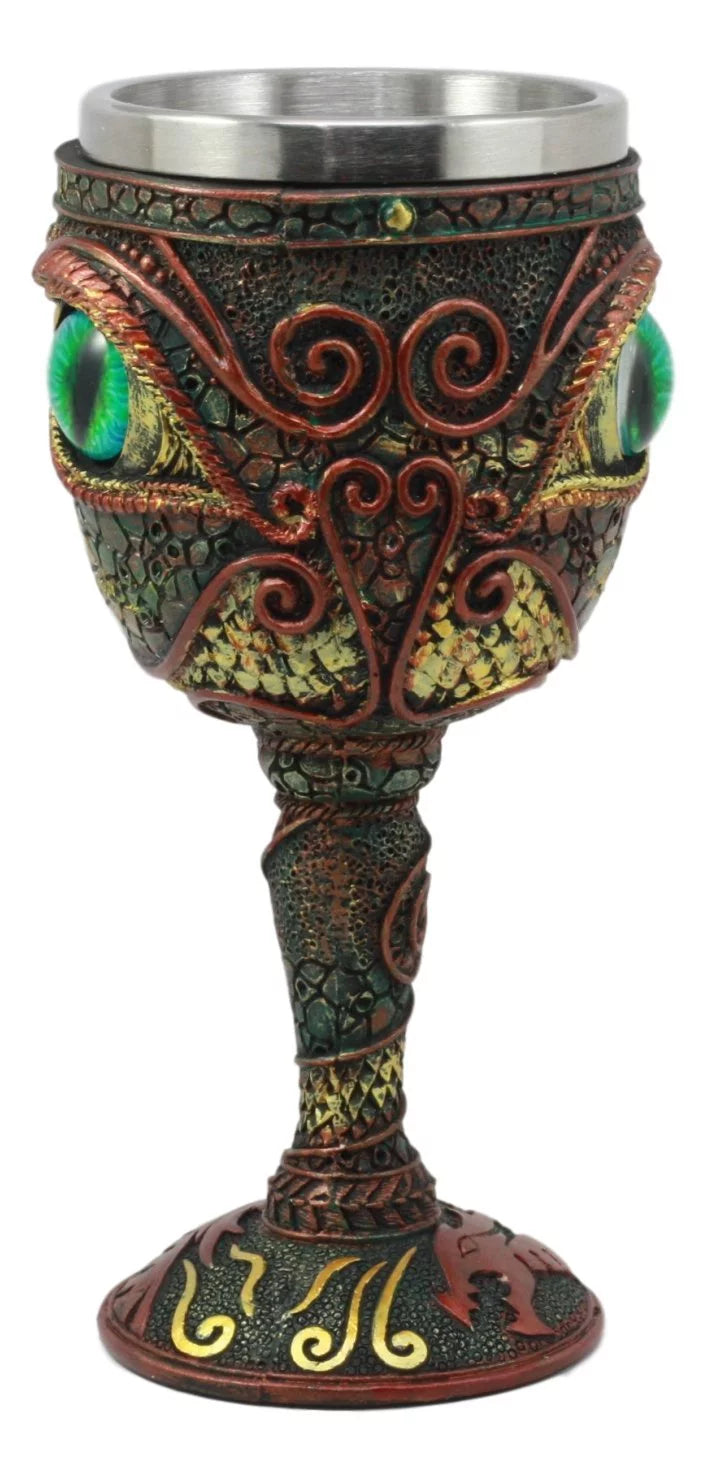 Resin Wine Goblet Chalice with Stainless Steel Liner 7oz Capacity P11524