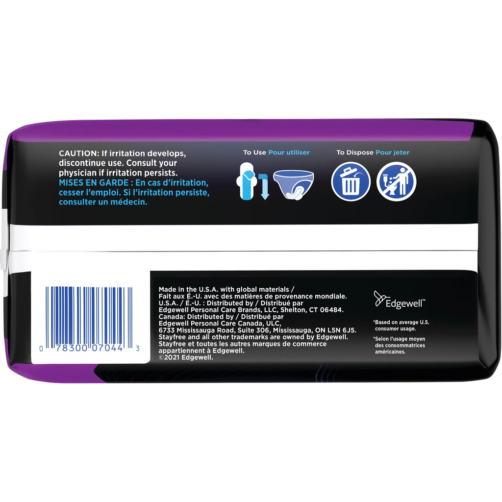 Ultra Thin Overnight Pads With Wings, 40 Ct Y27925