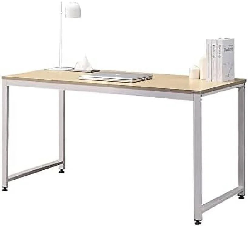 55.1" Computer Writing Desk with Sturdy Metal Frame U708220