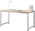 55.1" Computer Writing Desk with Sturdy Metal Frame U708220