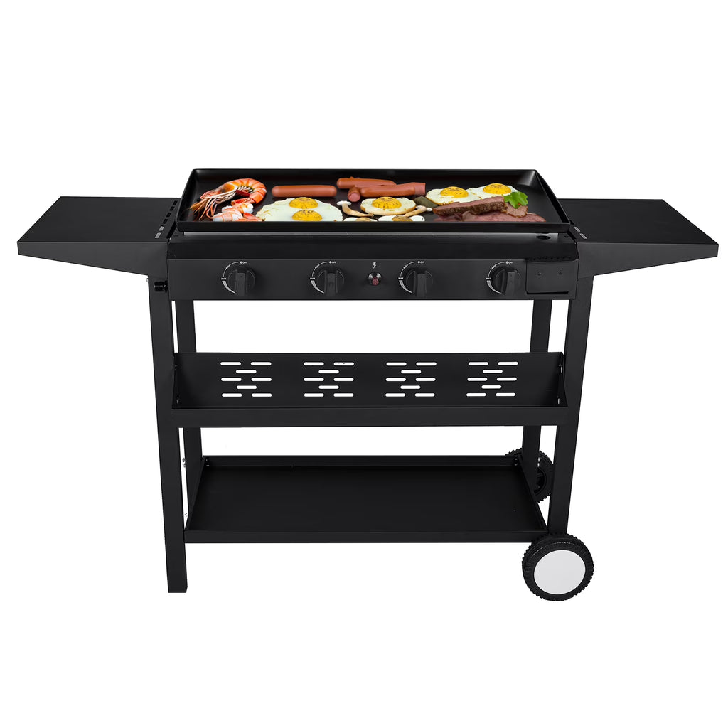 4-Burner Propane Gas BBQ Grill Cooking Station A4334