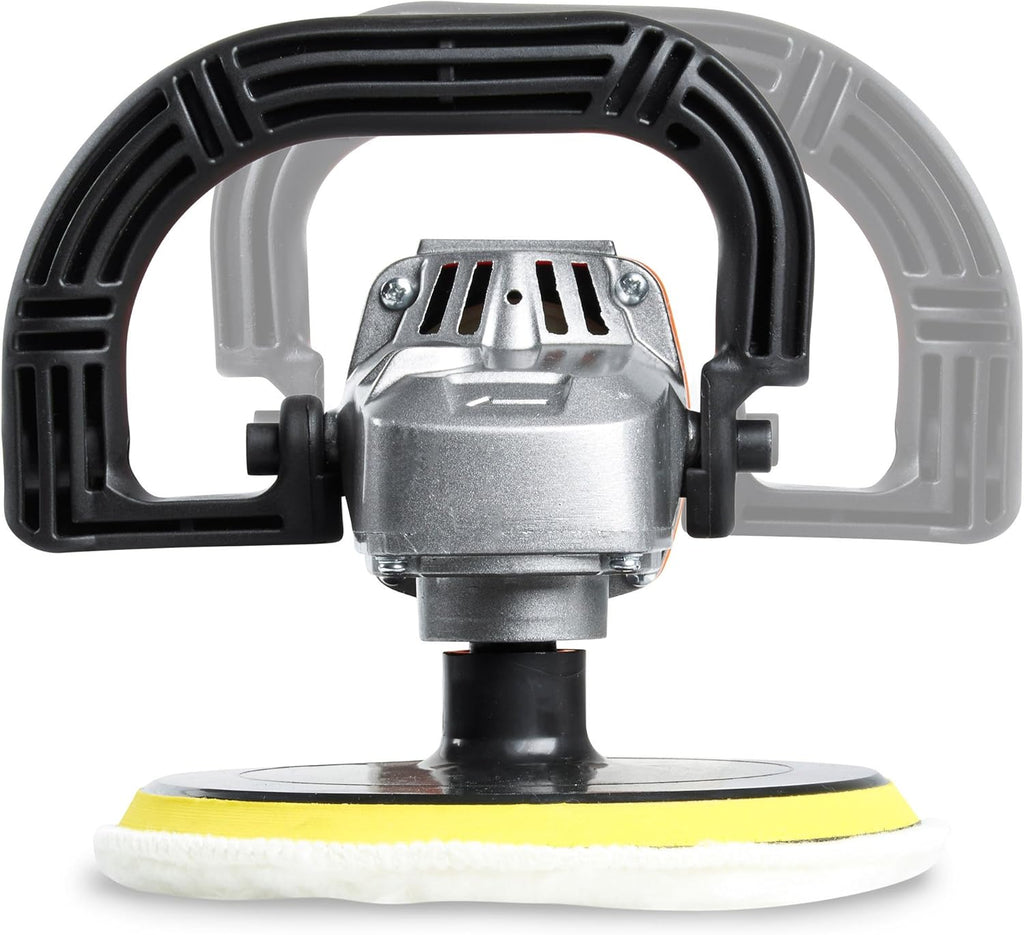7-Inch Rotary Polisher with 7 Pads, 10-Amp, 600-3000 RPM Q94667