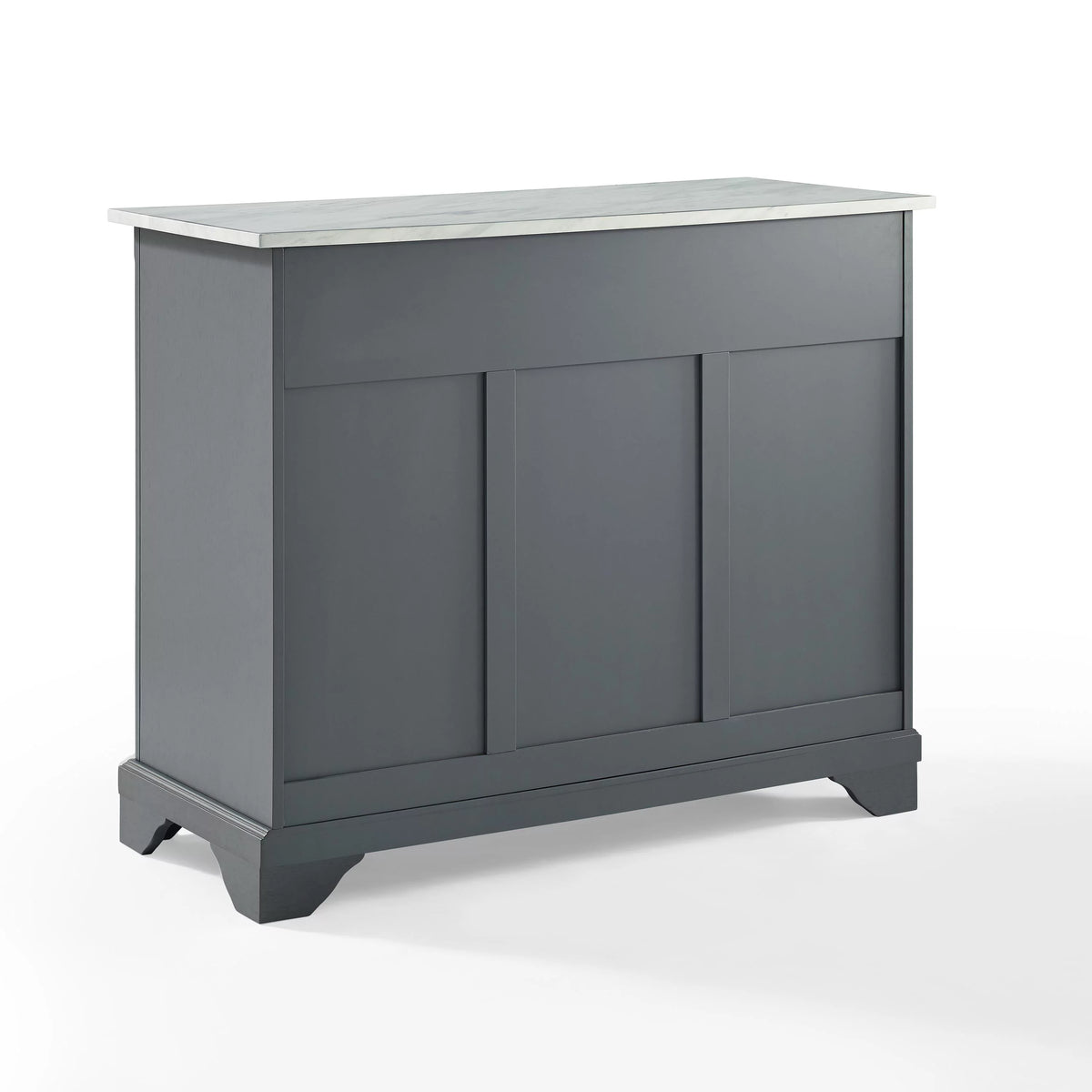 Gray Wood Kitchen Island Q350114