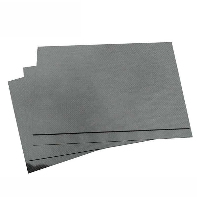 3K Black Plain Weave Carbon Fiber Plate Sheet I146