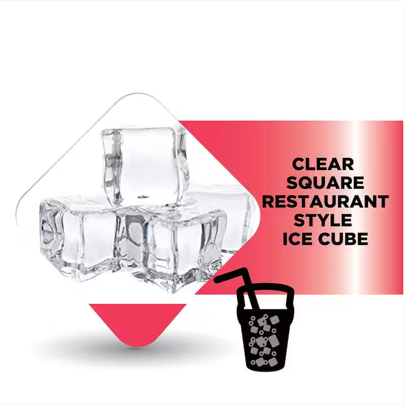 40 lb. Freestanding Stainless Steel Ice Maker V127