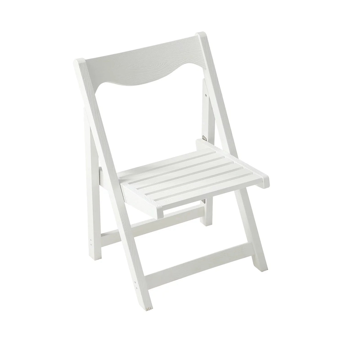 Foldable Small Table and Chair Set with 2 Chairs White Q51491