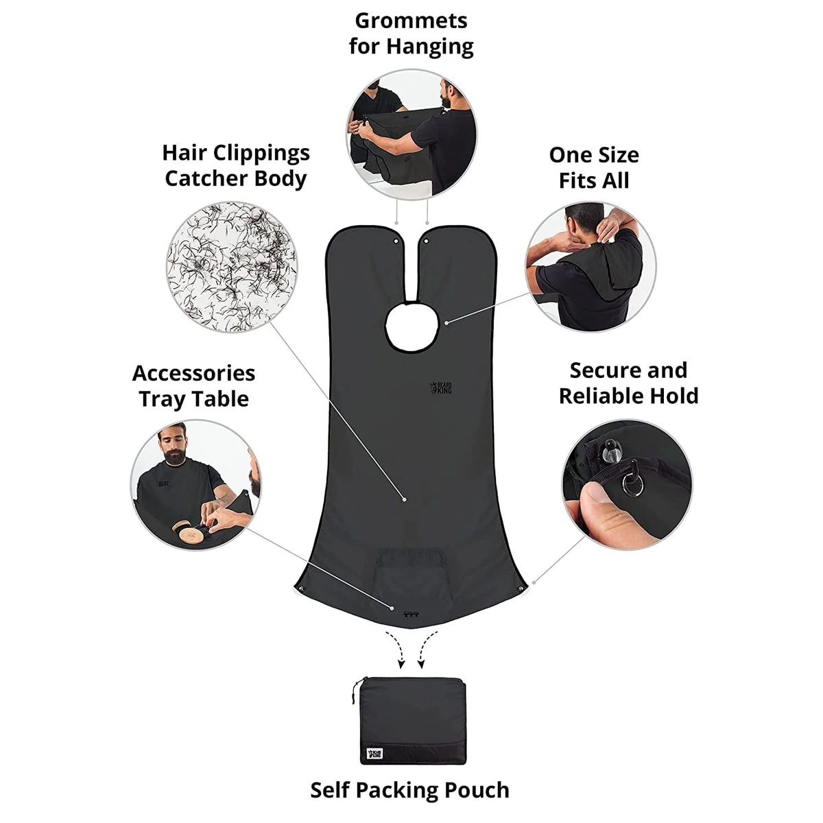 White Beard Bib O16257