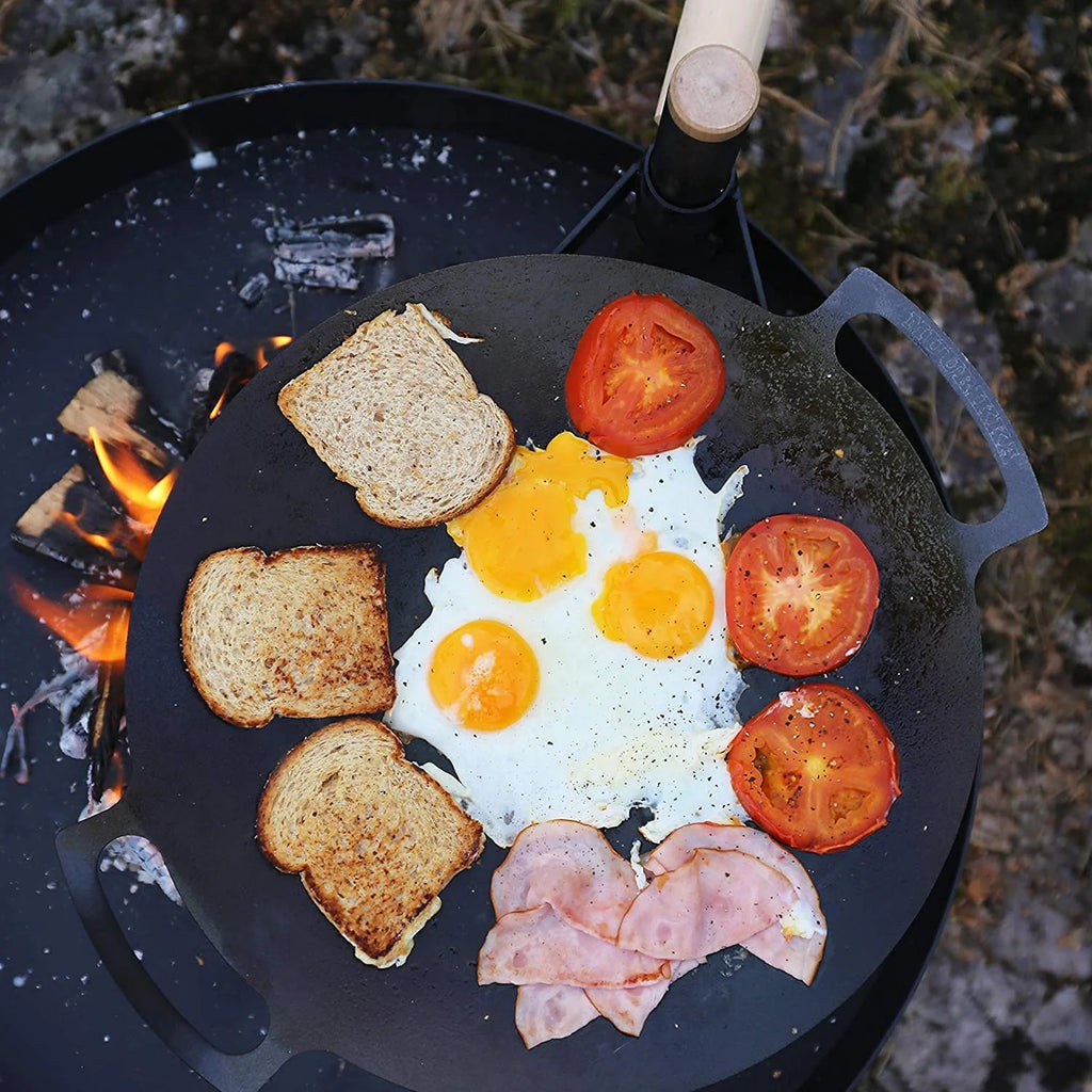 48Cm Griddle Pan Grill With Legs S19047
