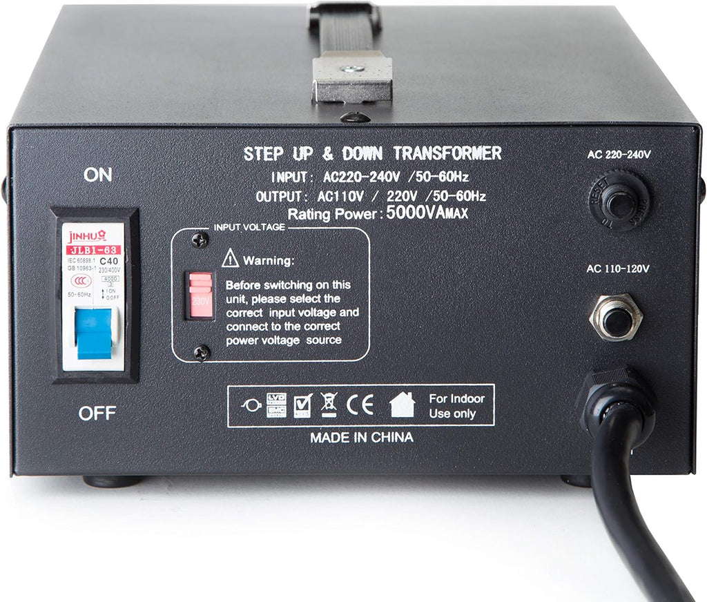 Voltage Converter Transformer 5000-Watt 110V/220V U254535