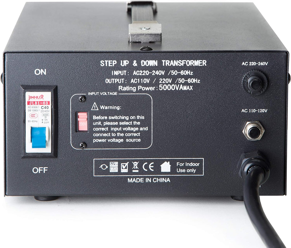 Voltage Converter Transformer 5000-Watt 110V/220V U254535