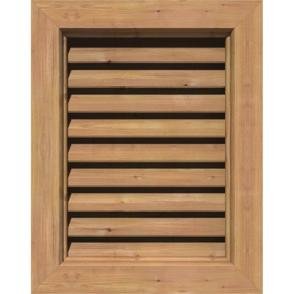 Unfinished Functional Vertical Gable Vent B9949
