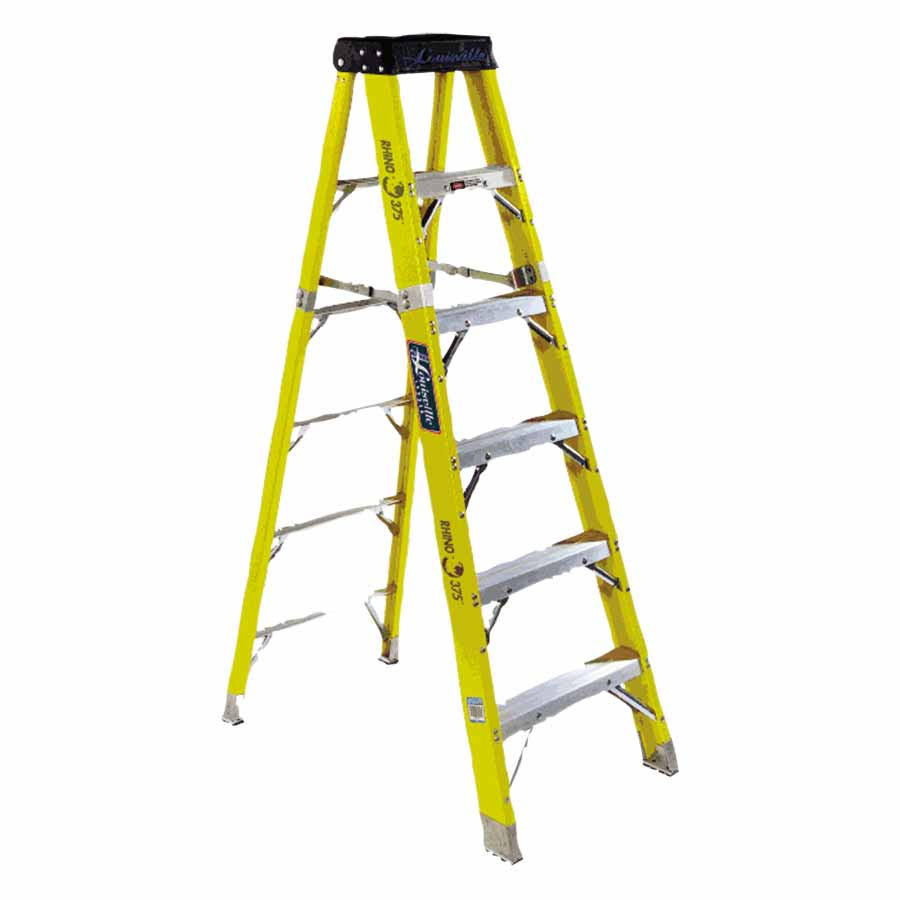 12 ft. 375 lb. Load Capacity Fiberglass Stepladder J992
