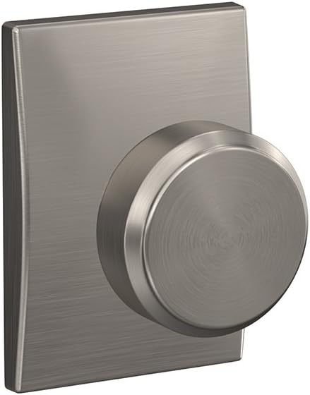 Satin Brass Hall-Closet and Bed-Bath Lock, Pack of 2 I349439