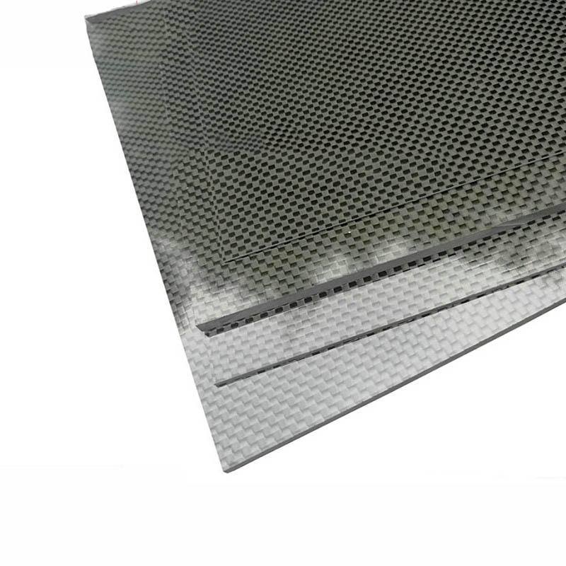 3K Black Plain Weave Carbon Fiber Plate Sheet I146