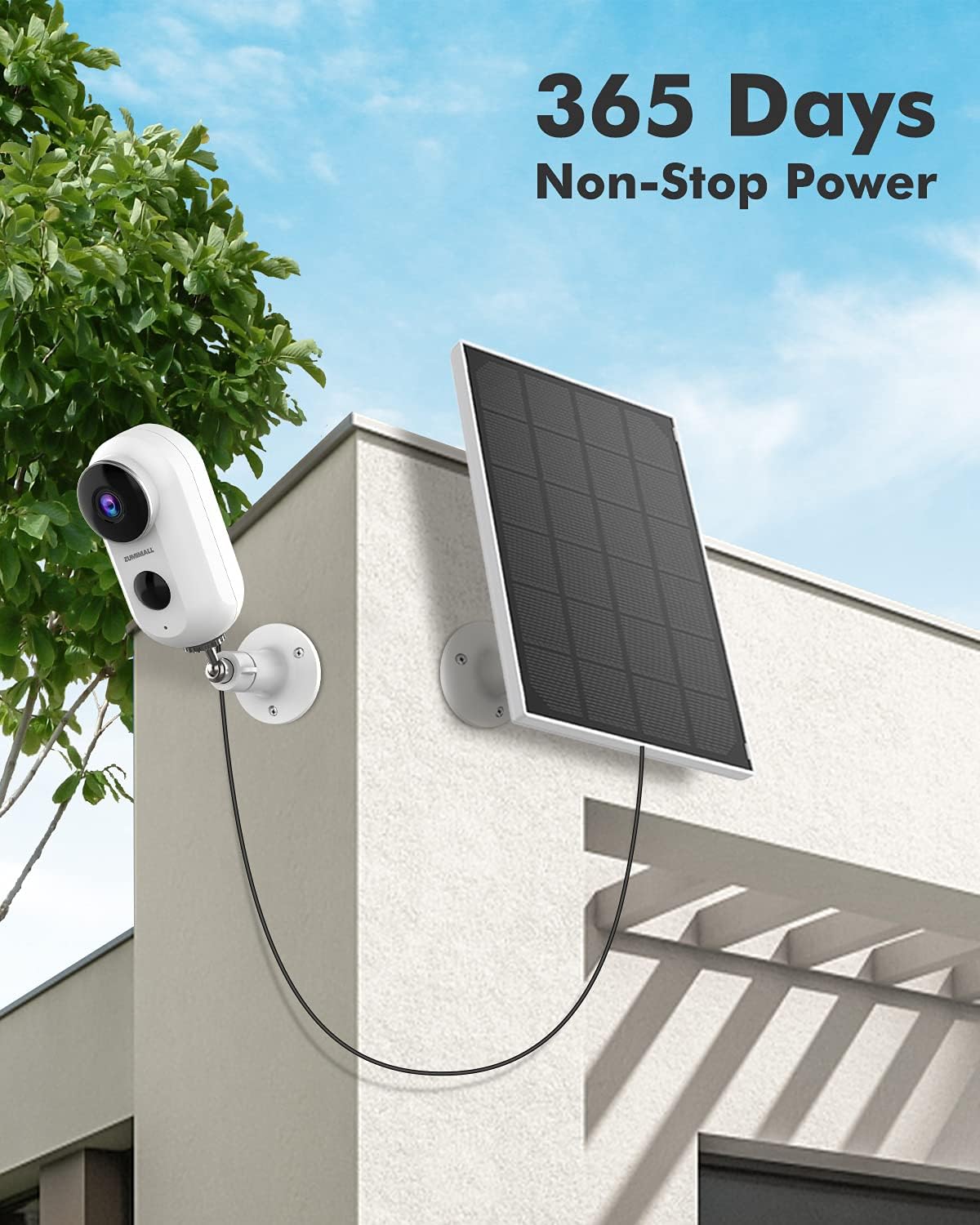 Wireless Security Camera with Solar Panel X93390