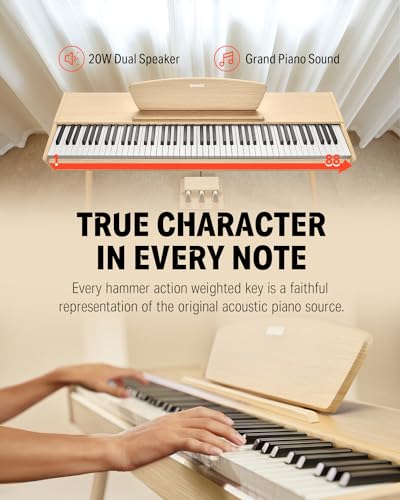 88 Key Weighted Digital Piano with Three Pedal P63890