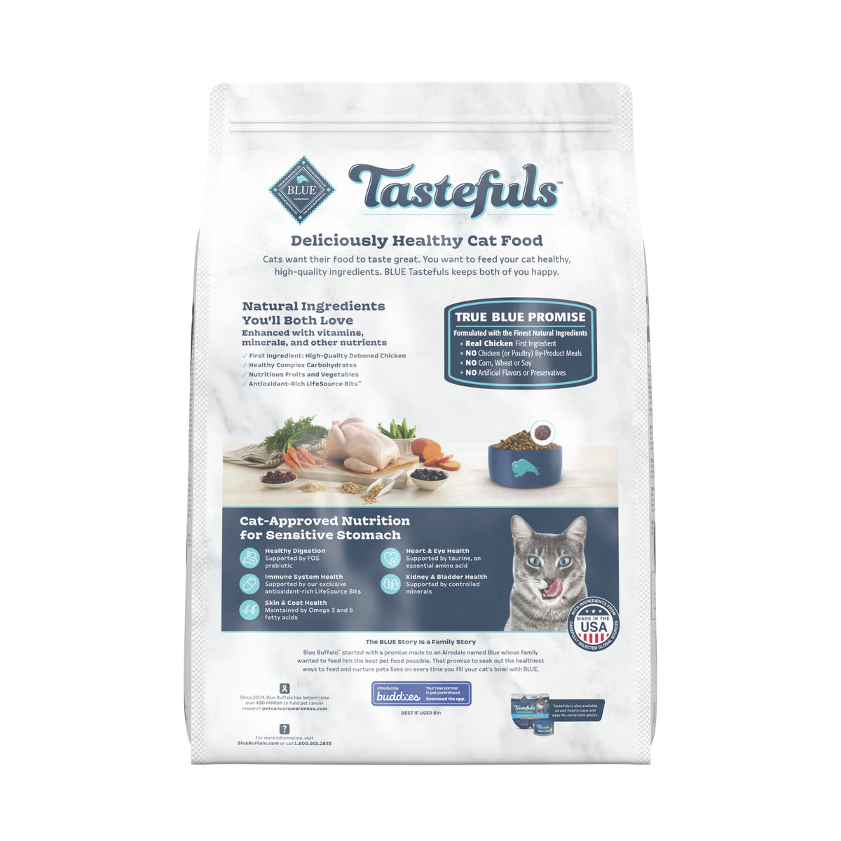 Natural Sensitive Stomach Adult Dry Cat Food Chicken 10lb R132327