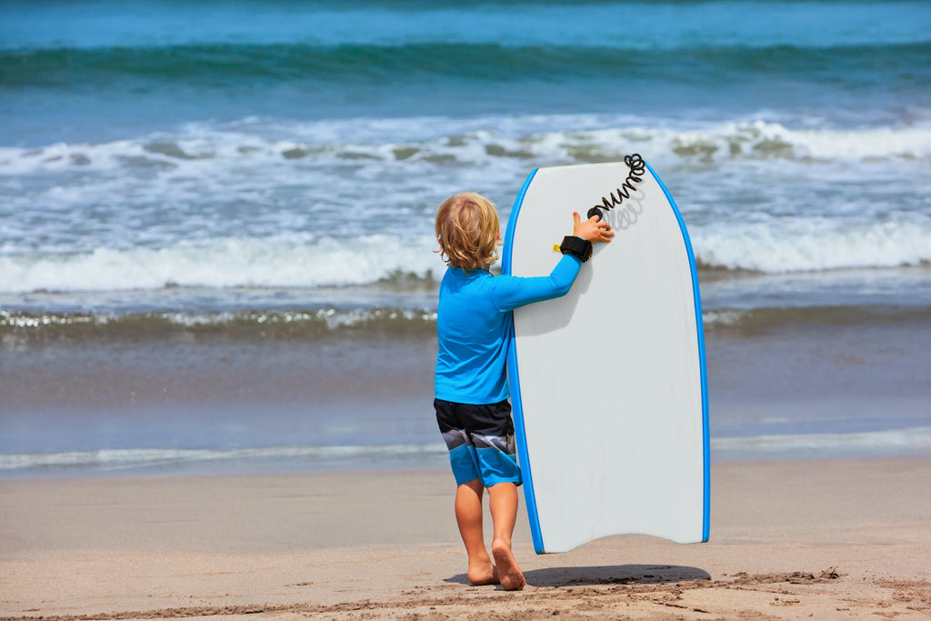 Yellow 34 Inch EPS Core Bodyboard with Wrist Leash I5857