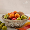 Hand Carved Large Wooden Serving Bowl D911907