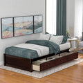 Twin Size Platform Bed Frame with Three Drawers P985