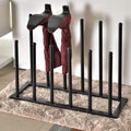 6-Pair Black Metal Boot Shoes Storage Rack Z8954