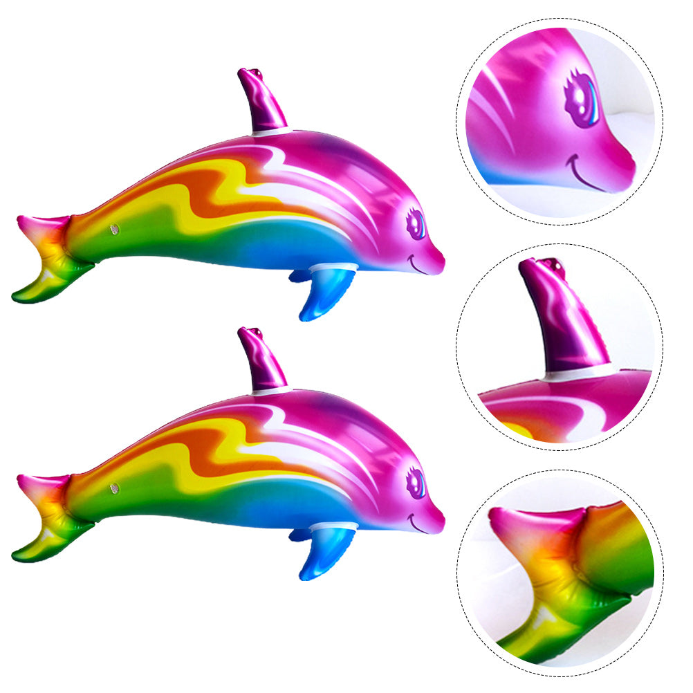 2pcs Big Inflatable Dolphin Toys G2561