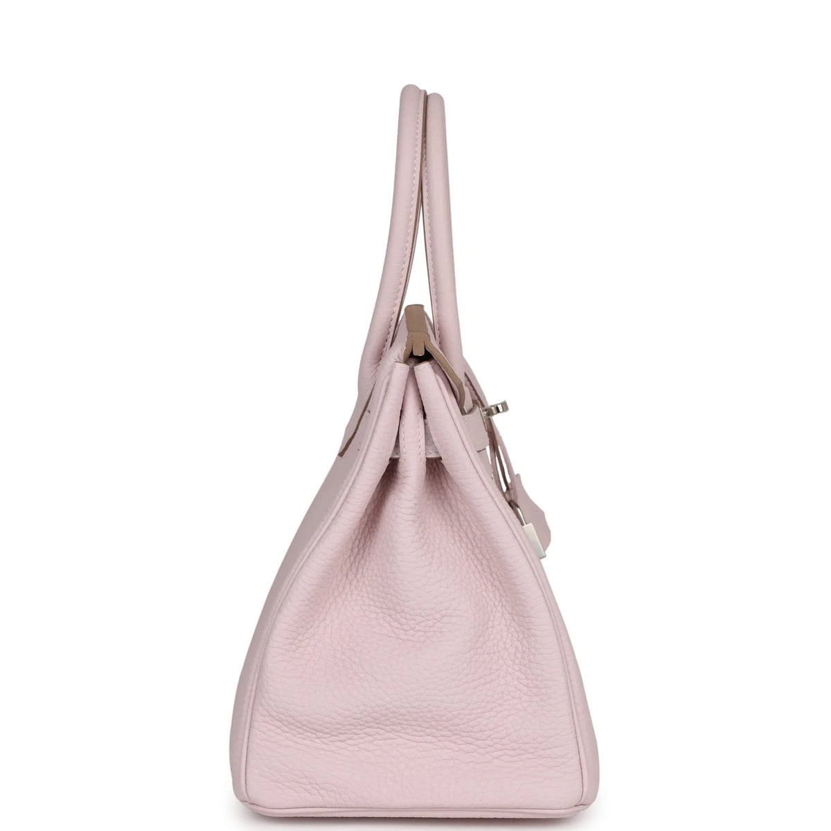 Mauve Pale Clemence Palladium Hardware Bag S19862