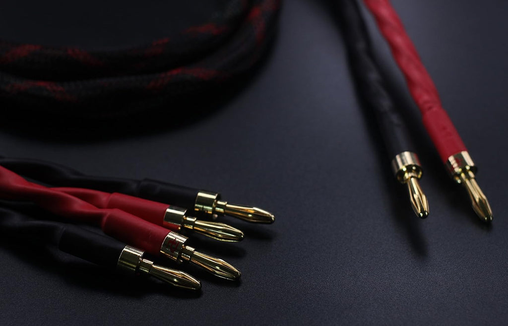 1.5M Bi-Wire Speaker Cable with Banana Plugs, Pack of 2 N595