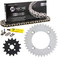 Drive Sprocket Chain Combo Front 15 Rear 36 Tooth 420HZ Standard 86 Links Pack of 2 J4286