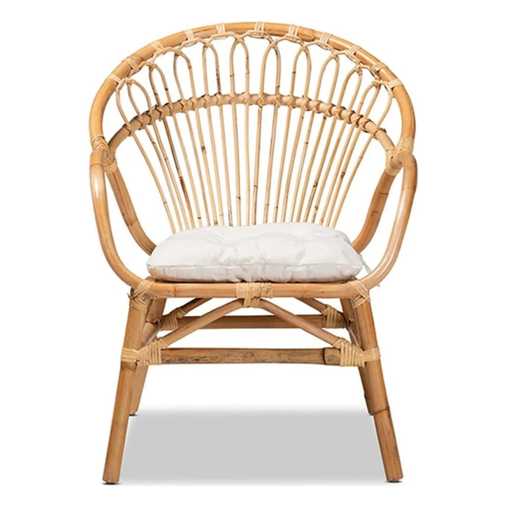 Natural Brown Rattan Dining Chair M34841